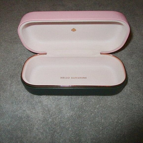KATE SPADE Hard CLAMSHELL Sunglasses CASE Sunshine OPTICAL Glasses CASE Eyewear - Picture 1 of 9